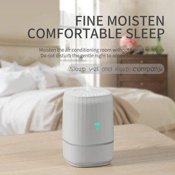 

280ML USB Mini Air Humidifier Ultrasonic Essential Oil Aroma Diffuser Light Mist Maker For Home Car Travel Humidifier