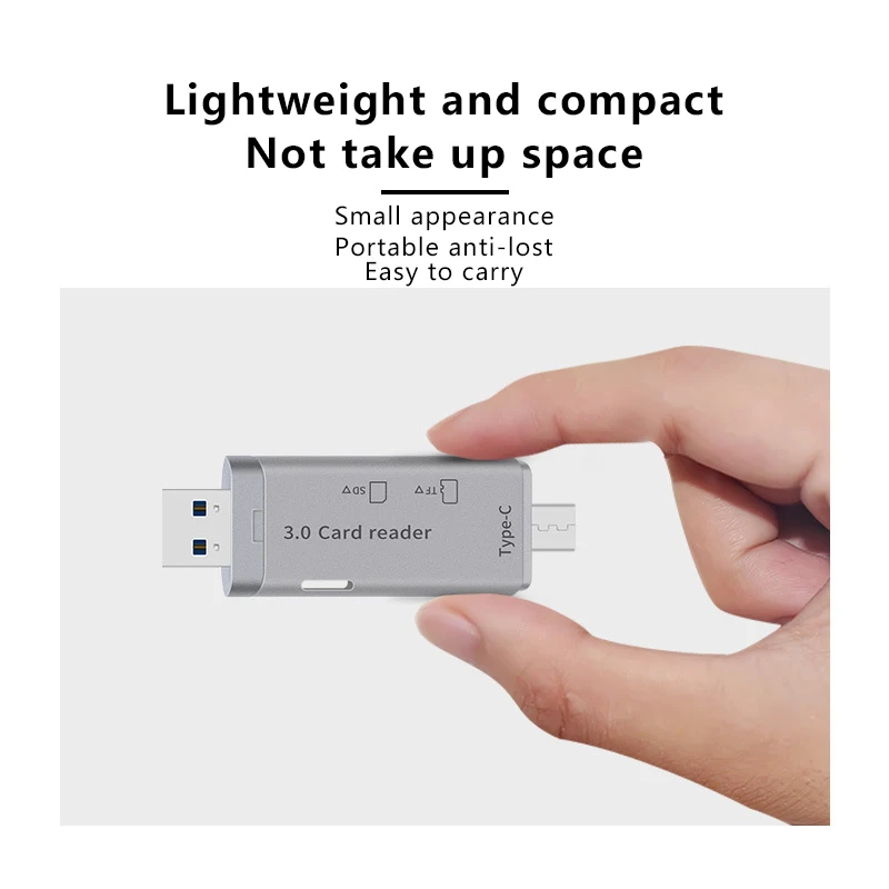 UTHAI SF188 usb3.0 유형 c 카드 판독기 sd/tf 카드 두 배 다기능 2에서 1 카드 판독기