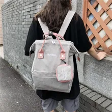 Ткань Оксфорд водонепроницаемый рюкзак женский стиль корейский стиль Harajuku INS-style Универсальный кампус школьный
