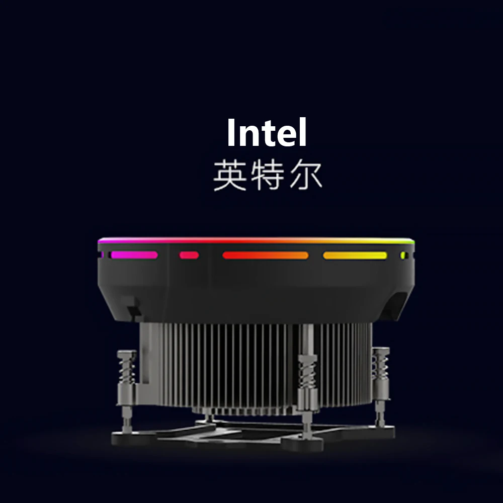 Кулер ЦП 115X RGB 120 мм i3/i5/i7 для Intel LGA 1156/1150/1151/1155 3 контакта|Кулеры/вентиляторы/системы