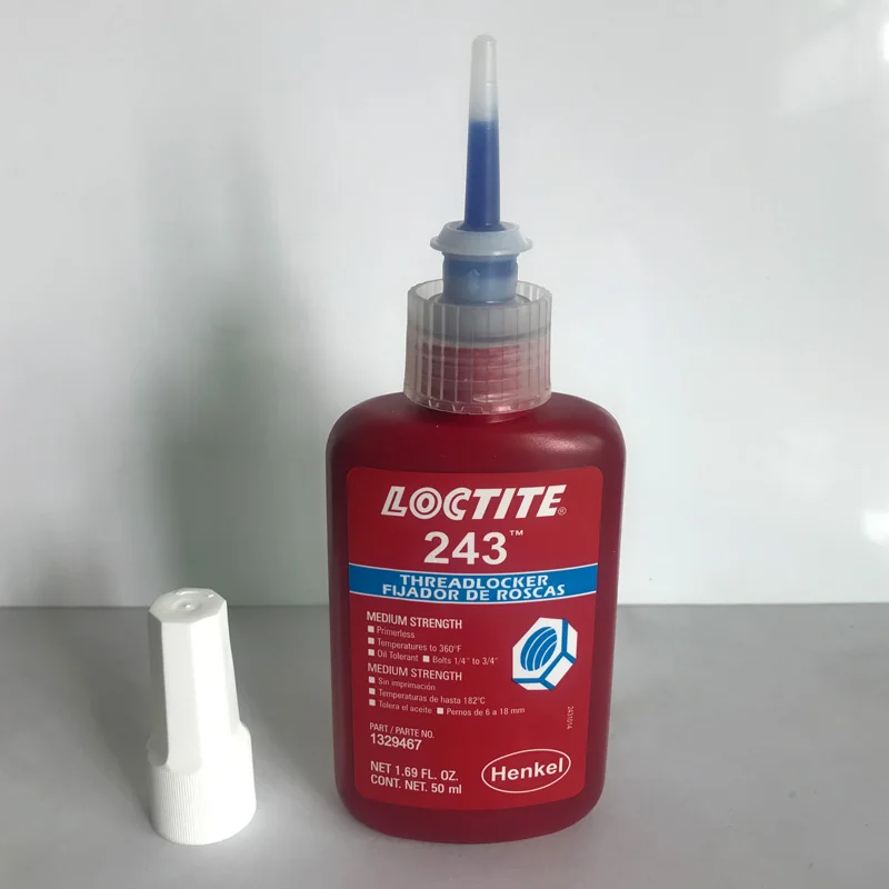 US loctite 243 клей винт уплотнительный клей болт фиксация для обслуживания двигателя оборудования 50 мл