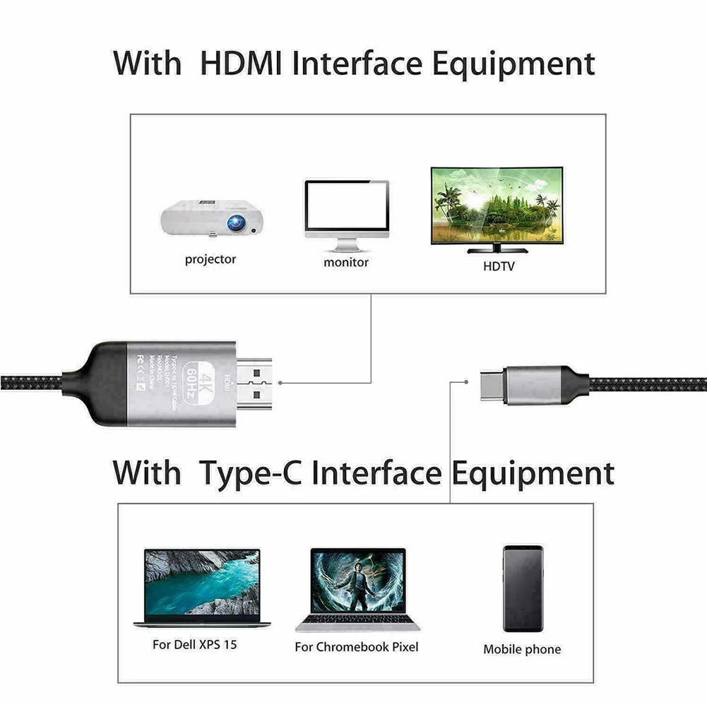 Тип C к HDMI HD tv AV ТВ кабель адаптер для samsung Galaxy S9 S10 Note 9 USB 3,1 USB-C к HDMI адаптер конвертер «Папа-мама»