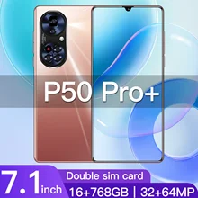 Huawie – Smartphone P50, Android 768, 12 go de RAM, 10.0 go de ROM, écran goutte d'eau de 6.7 pouces, téléphone portable, nouvel arrivage