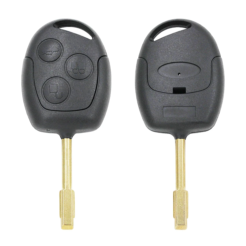 3 кнопки дистанционного Автомобильный смарт ключ-брелок для Ford Mondeo Focus Transit KA полный ключ 433MHZ 4D60 Стекло Чип Электроника FO21 Uncut Blade