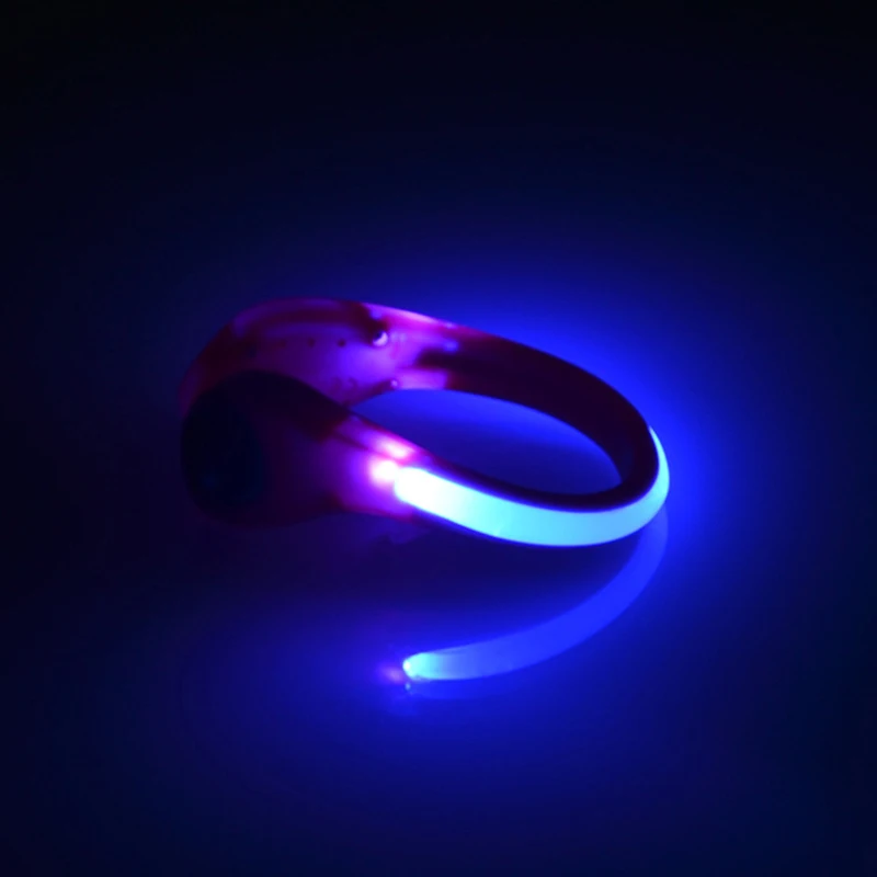 Outdoor Running Light LED Luminous Shoe Clip Light Night Safety Warning Bright Flash Light Reflective Light Sports Bicycle