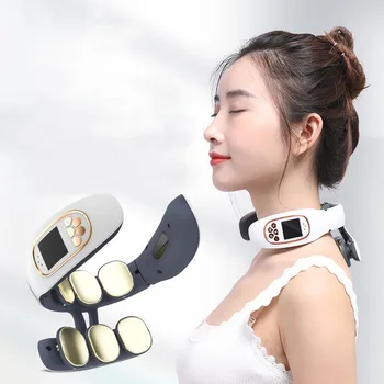 

Electric Pulse Back Neck Massager Hot Compress Multifunctional Massager Intelligent Neck Guard Health Care Relaxation Tool J034