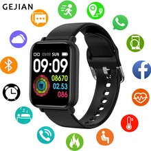 GEJIAN nouvelle montre intelligente IP68 étanche moniteur de fréquence cardiaque plusieurs sport modèle fitness tracker homme femmes portable PK B57 L7(China)