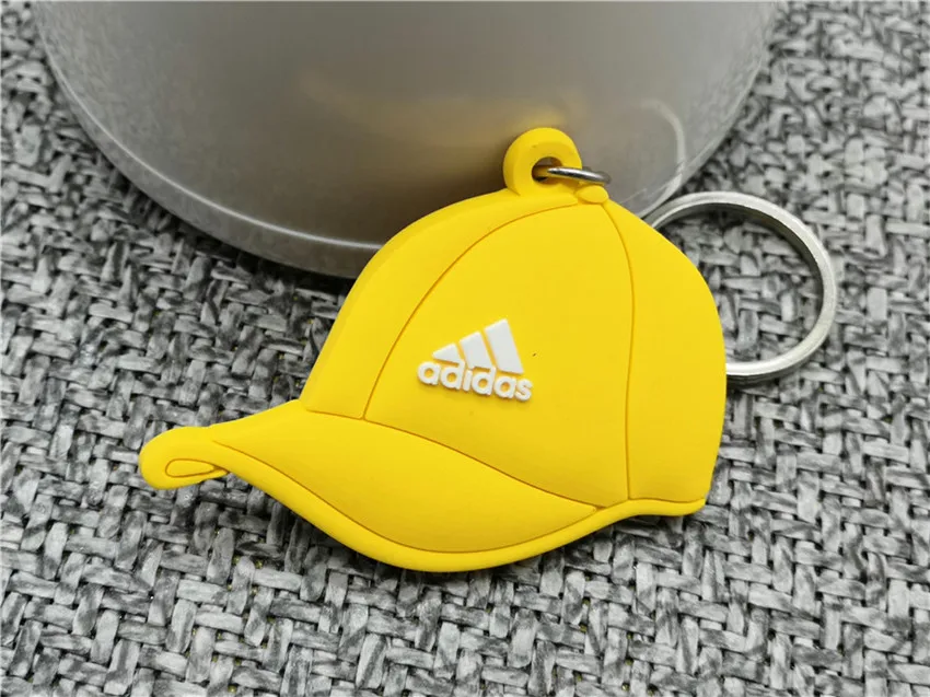 Мини силиконовый милый брелок для ключей Adidases в форме кепки, брелок для женщин, мужчин и детей, подарок для ключей, баскетбольные кроссовки Porte Clef - Цвет: 1017