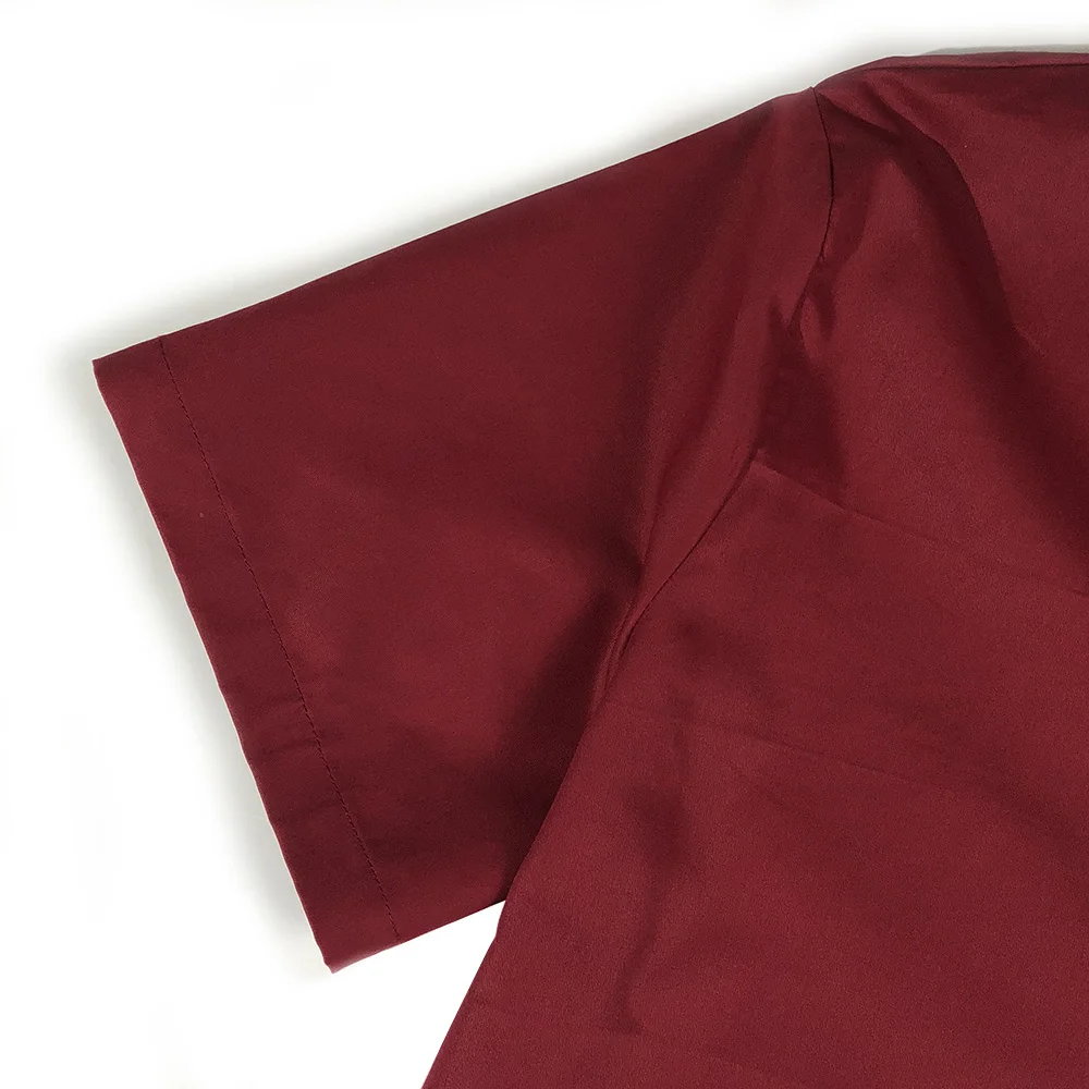 Solid color Cotton Medical Scrubs Surgery Nurse Uniform For Women Medical Clothing Shirt Beauty Salon Work Wear Nursing tops