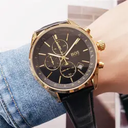 2019 брендовые Роскошные спортивные мужские часы с кожаным ремешком водонепроницаемые противоударные лучшие мужские часы с датами мужские