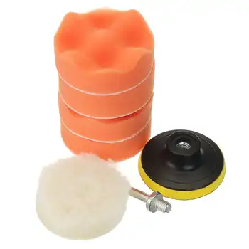 

7Pcs 3-7 Inch Polishing Sponge Wheel Buffing Pad Set for Glass/Car Polisher with M10 Drill Adapter Pad for Electric Drill