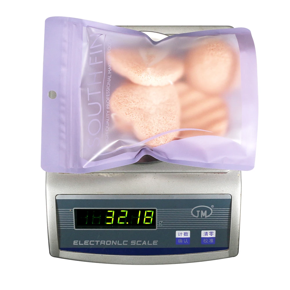 4 Pcs Summer essential Natural Soft Konjac Facial Puff Face Body Cleanse Washing Sponge Exfoliator Cleansing Sponge Puff natural