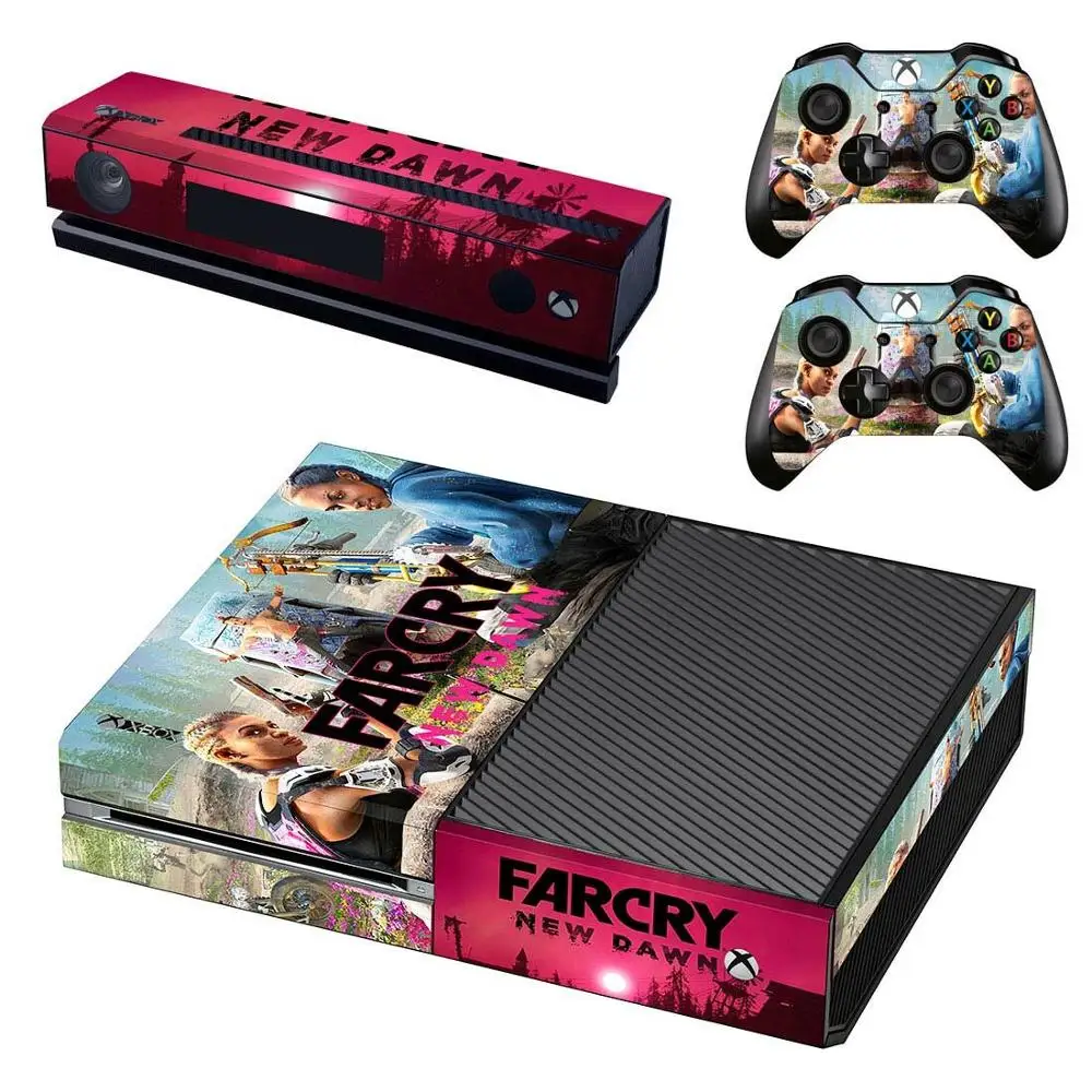 GSTM2577 FARCRY Far Cry рассвет наклейка для кожи Полное покрытие для Xbox One консоль и Kinect и 2 контроллера для Xbox One Наклейка для кожи - Цвет: GSTM2577