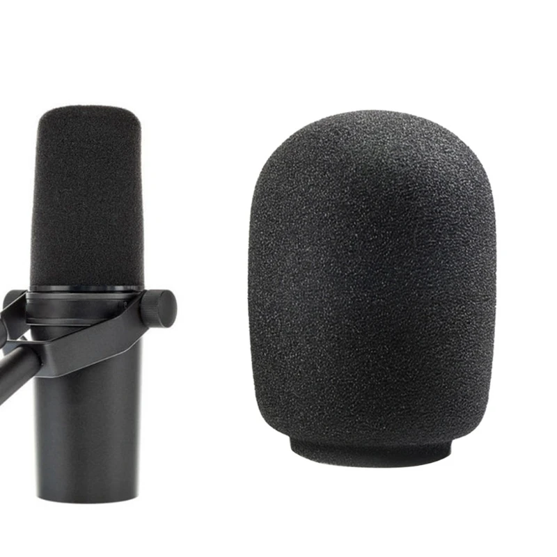24BB Microphone Sponge Foam Cover For SHURE PGA27 PGA 27 SM7B SM 7B Mic