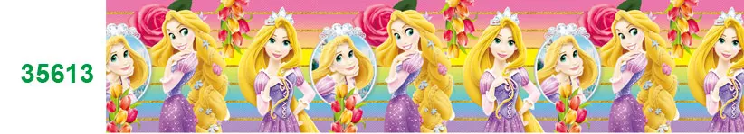 35613 50 ярдов мультфильм печатных корсажная лента 35029 - Цвет: 35613