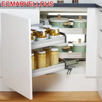 

Corredera Drawer For Cucina Rangement Cuisine Despensa Gabinete Stainless Steel Cozinha Organizer Kitchen Cabinet Storage Basket