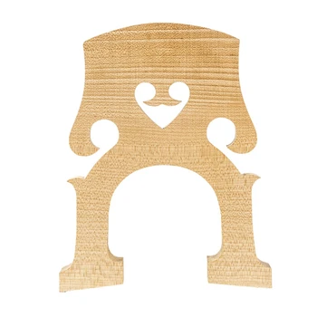 

Grade Maple 4/4 Double Bass Upright Bridge A Maple German Style Bridge for 4/4 Double Bass