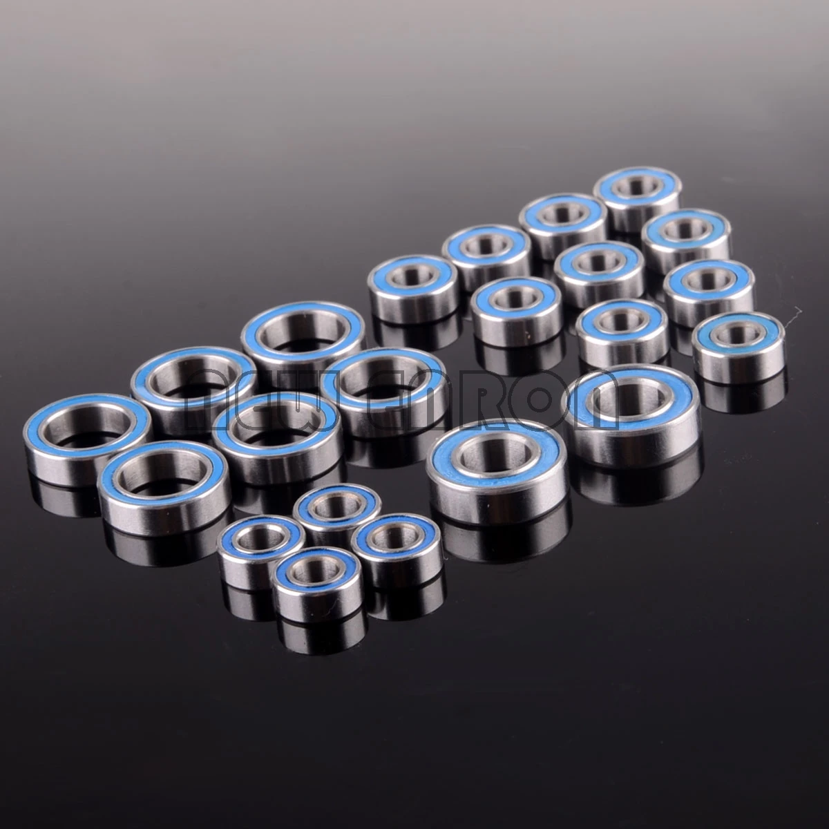 ENRON комплект шаровых подшипников(22 шт.) метрических синий резиновое запечатанное Для осевой AX10 SCX10 Динго Honcho подшипника-5