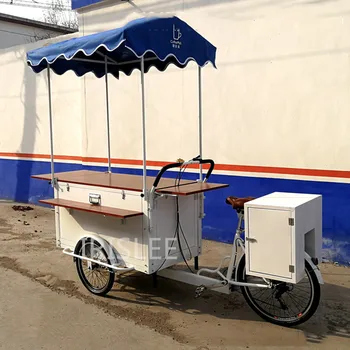 

Electric snacks cart retail bike sale of fruits and vegetables