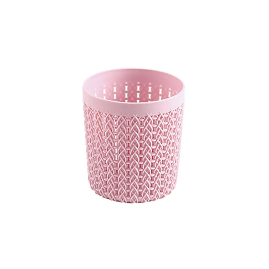 Multifunctional Creative Brush Holder Rubbish Storage Desktop Ornament Crafts Storage Basket Makeup Organizer Storage Box#BL5