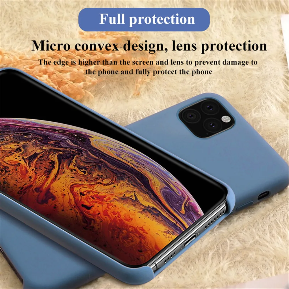 Качественный жидкий силиконовый чехол для iPhone 11 11Pro 11 Pro Max чехол для iPhone XS Max XR X 8 7 6 6s Plus чехол на заднюю панель