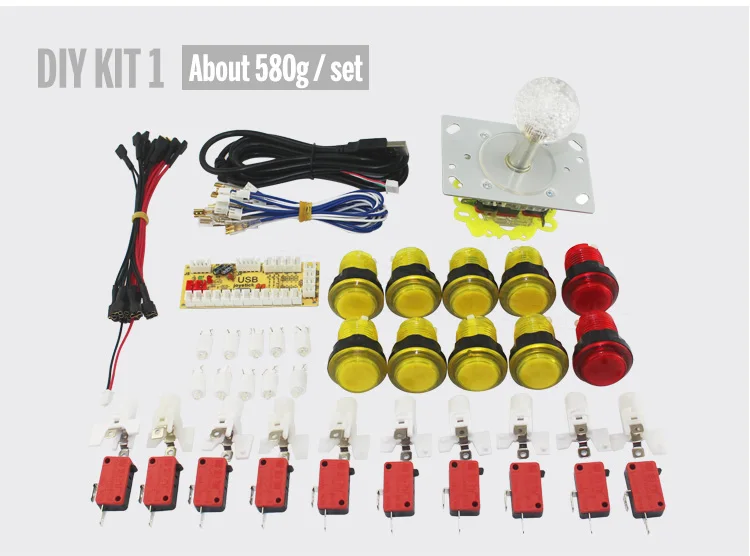 Создайте свой собственный аркадный шкаф комплект ноль задержка аркадные кнопки и Джойстики для лучших домашних аркадных машин