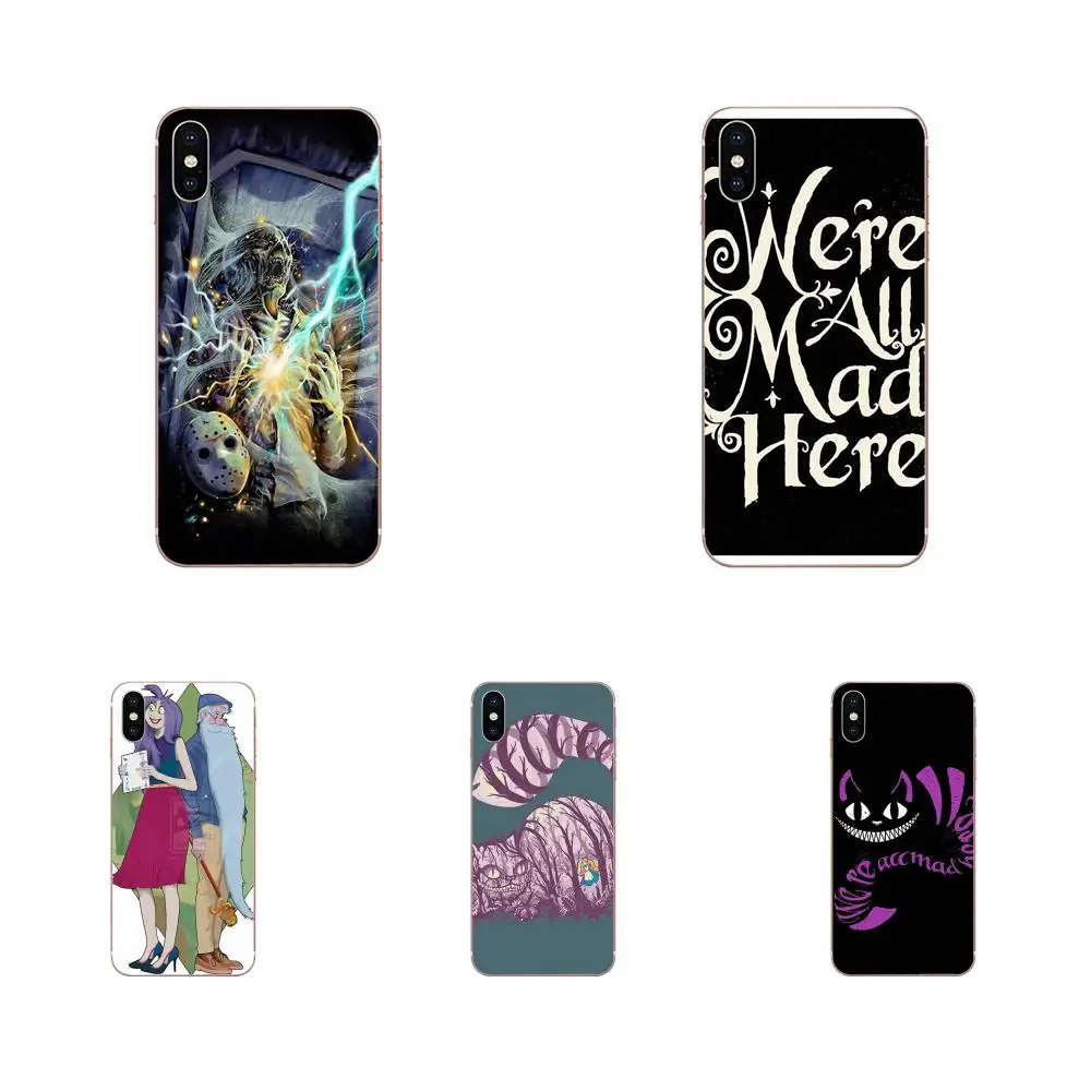 Мы All Mad Here для Galaxy J1 J2 J3 J330 J4 J5 J6 J7 J730 J8 2015 2016 2017 2018 mini Pro мягкий цветной из
