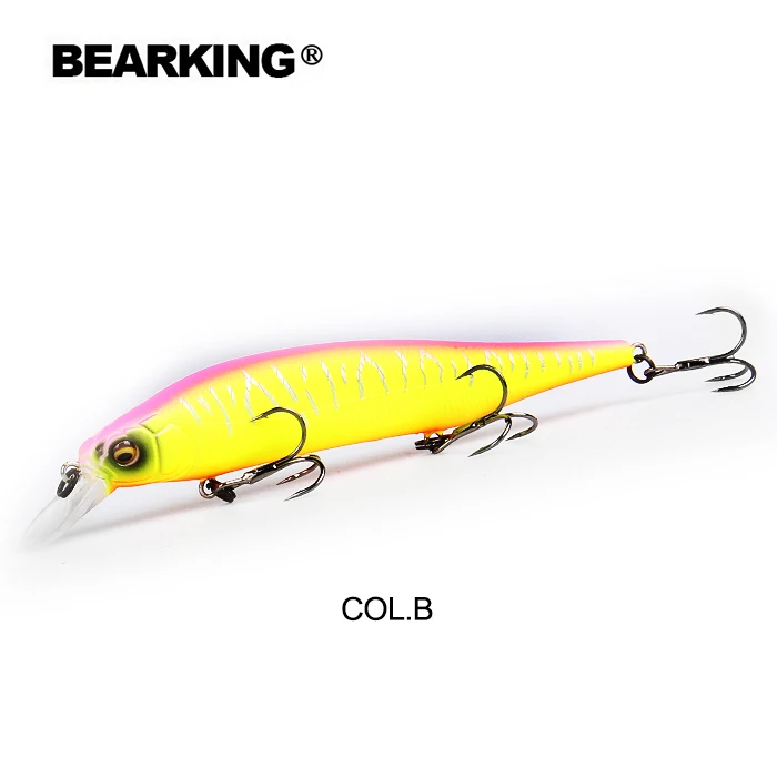BEARKING 11,5 см 15 г Горячие рыболовные приманки, разные цвета, гольян Кривошип Вольфрамовая система веса воблер модель Кривошип приманка - Цвет: B