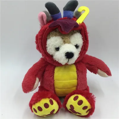 Duffy Bear Cos Twelve Zodiac плюшевый для девочек 25 см детские мягкие животные игрушки для детей рождественские подарки - Цвет: Dragon