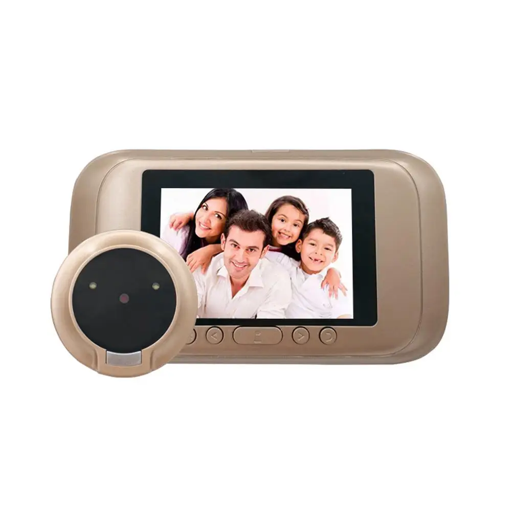 3 5/3 0 дюймов LCD цифровой цветной экран дверной звонок 120 °/90 ° Звонок электронный