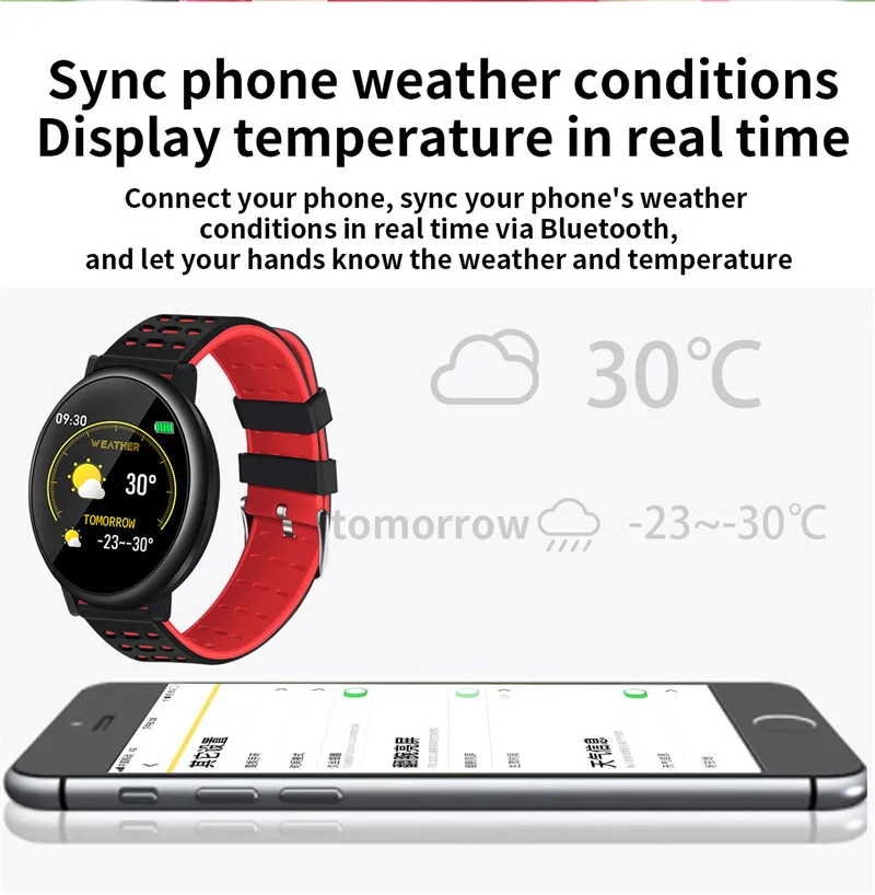 Смарт-часы ESEED S30, мужские, IP67, водонепроницаемые, 180 мА/ч, длинные, в режиме ожидания, для измерения артериального давления, погоды, умные часы для android ios