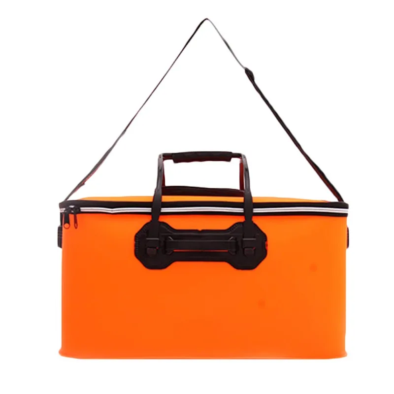 Water Bucket Rectangular Thick Retractable Folding Portable Zipper Organizer Storage Container Accessories For Fishing Lure New