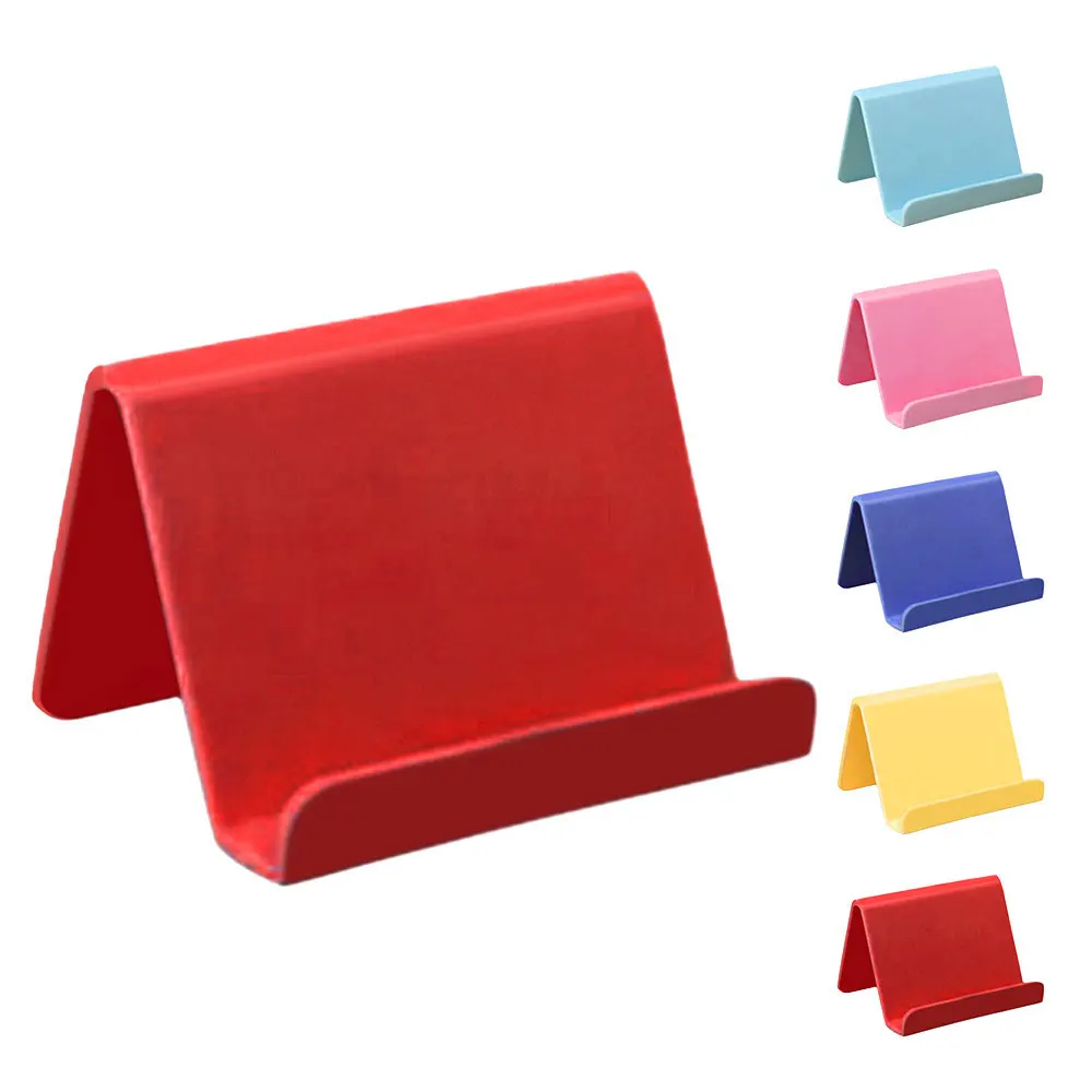 

Cute Desktop Holder Mount For phones Cell Phone Tablet 2018 trend solid color portable non-adjustable fixed