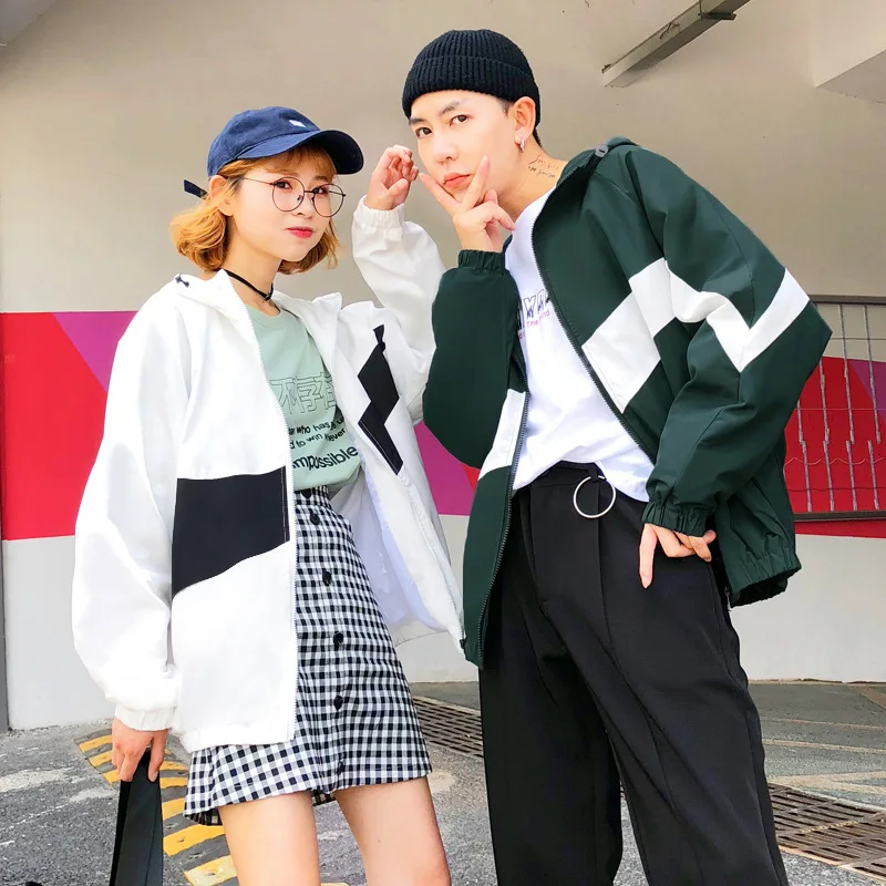 Autumn Clothing New Style Hooded Jacket Joint Couple Clothes Men And Women Fashion Large Size Jacket Casual Coat Fashion Ma