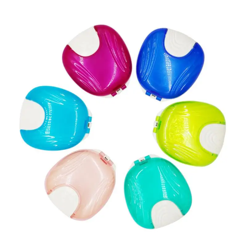 

Dental Mouthguard Case Transparent Orthodontic Braces Retainer Box Storage Container Partial tooth Boxes Mouthguard Care Product