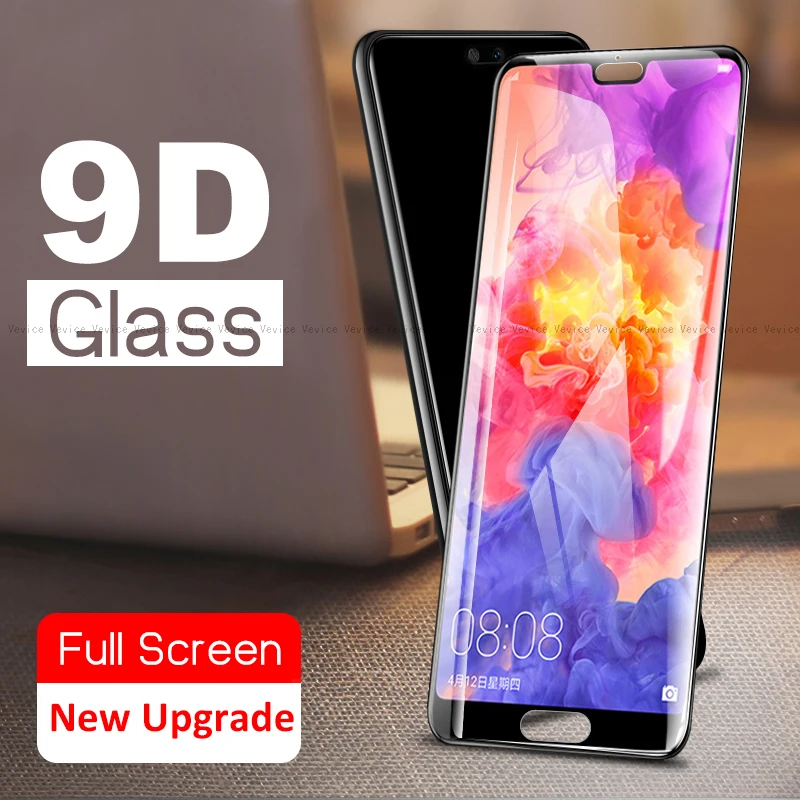 9D Edge закаленное стекло для huawei Honor P Smart 2019 10 9 Lite 8X Защита экрана P30 P20 P10 Nova 3e mate 20