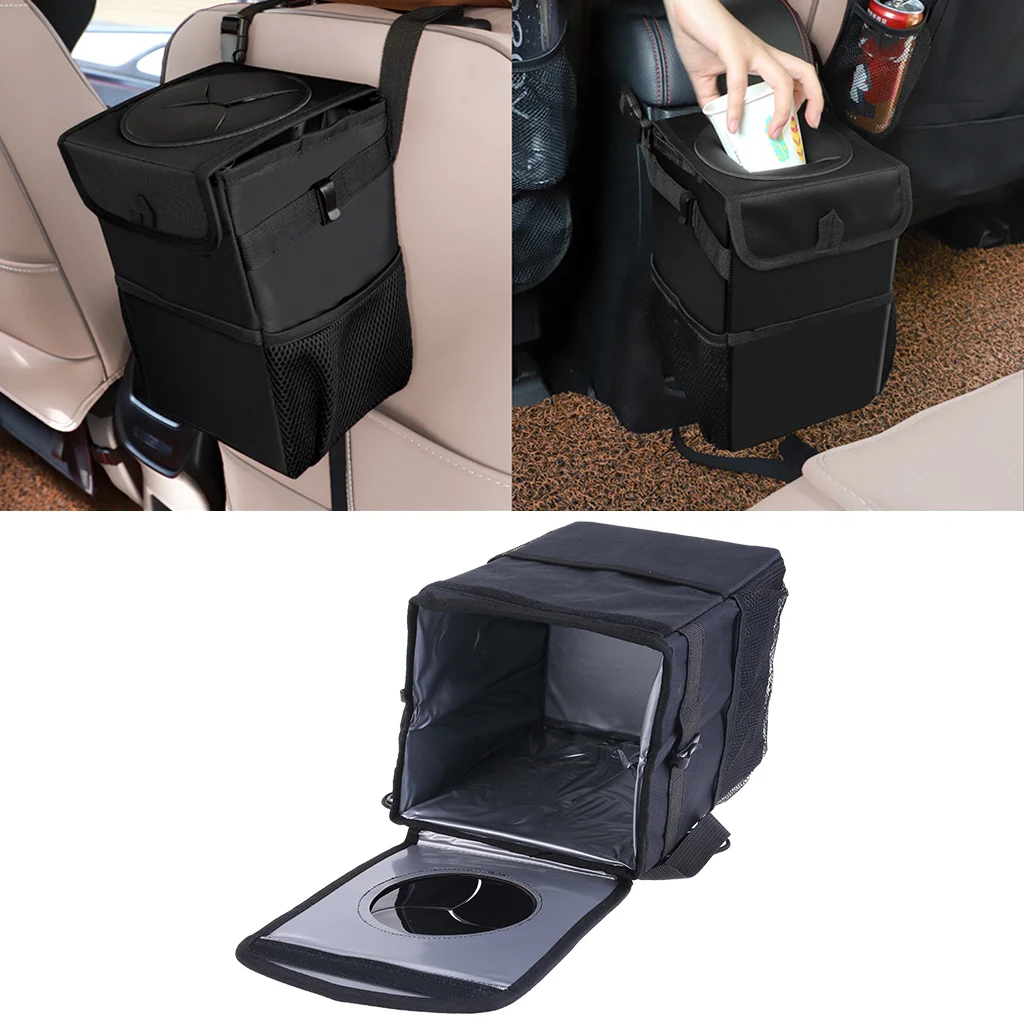 Creative Folding Storage Box For Cars Waterproof Back Storage Car Trash Can