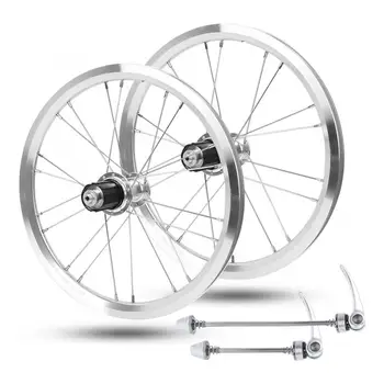 

Mountain Bike Wheelset Aluminium Alloy V Brake Variable 11 Speed Double Layer Wheel Hub Bike Wheelset Folding Bike Wheelset