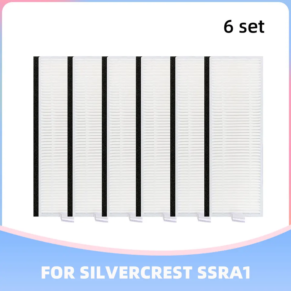 Kit Accessori Ricambio Per Robot Aspirapolvere Laresar Grande 1 – 4 Spazzole + Filtri + Panni