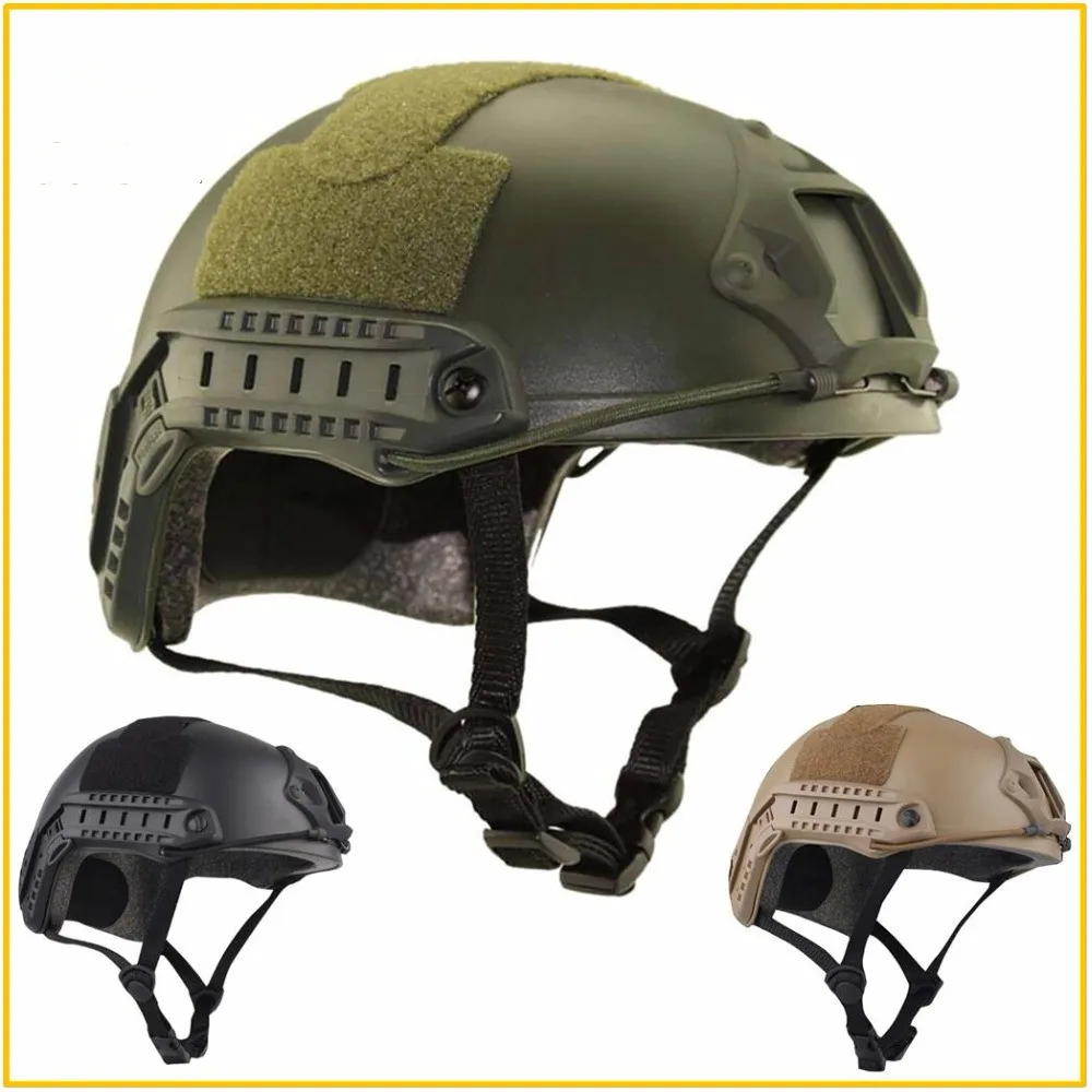 

High Quality Protective Paintball Wargame Helmet Army Airsoft MH Tactical FAST Helmet with Protective Goggle Lightweight