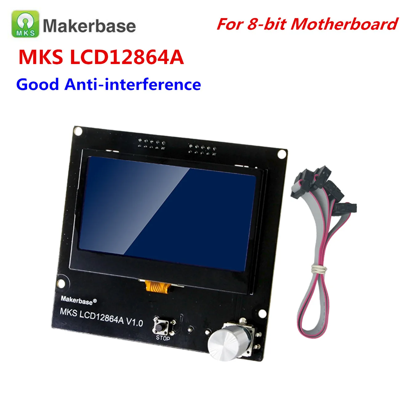 3D принтер дисплей панель lcd 12864 контроллер Reprap 12864 lcd MKS lcd 12864A экран lcd модуль для MKS gen v1.4 GEN_L материнская плата