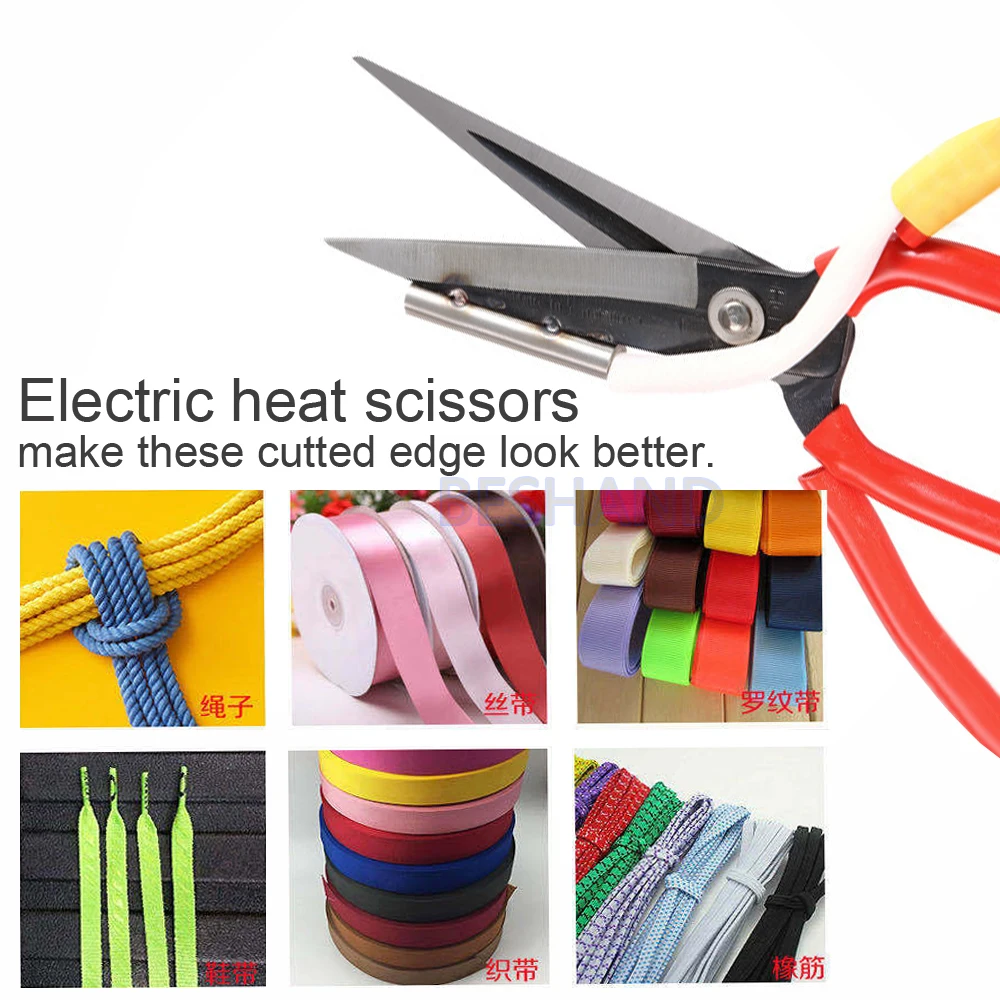 Electric Scissors Trimming Scissors Ribbon Scissors Heating Tubular  Clothing Tailor Scissors Thermostat Trimming - Sewing Tools & Accessory -  AliExpress