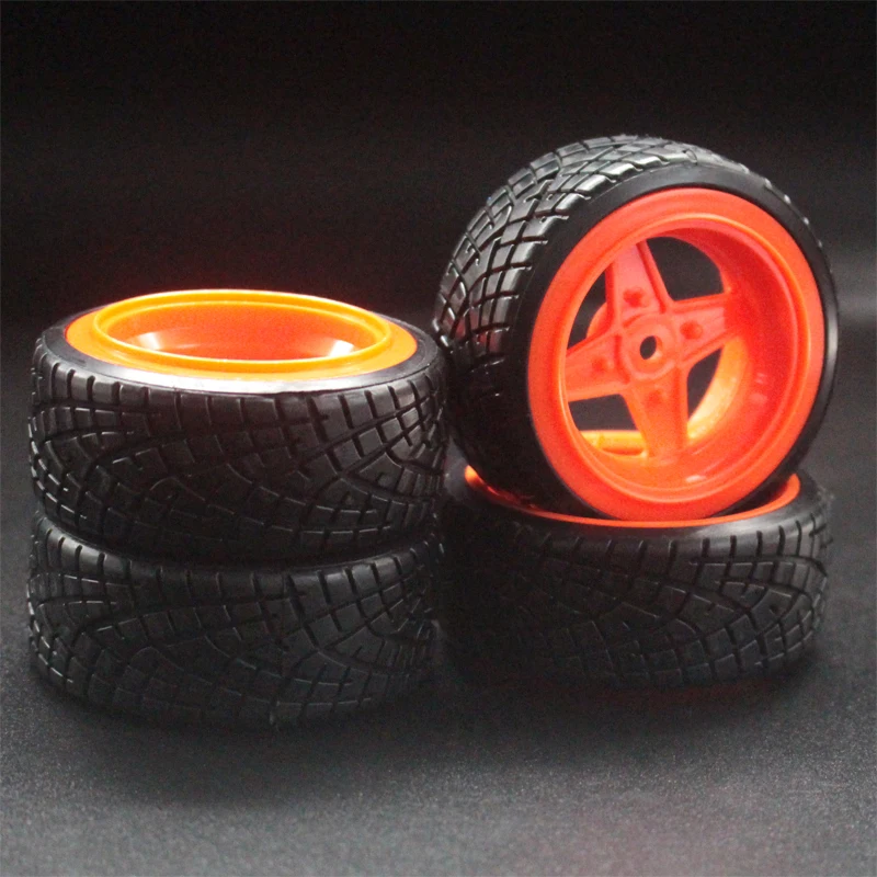 4 шт. RC 1:10 Дрифт Автомобильные пластиковые колесные диски и шины для HSP