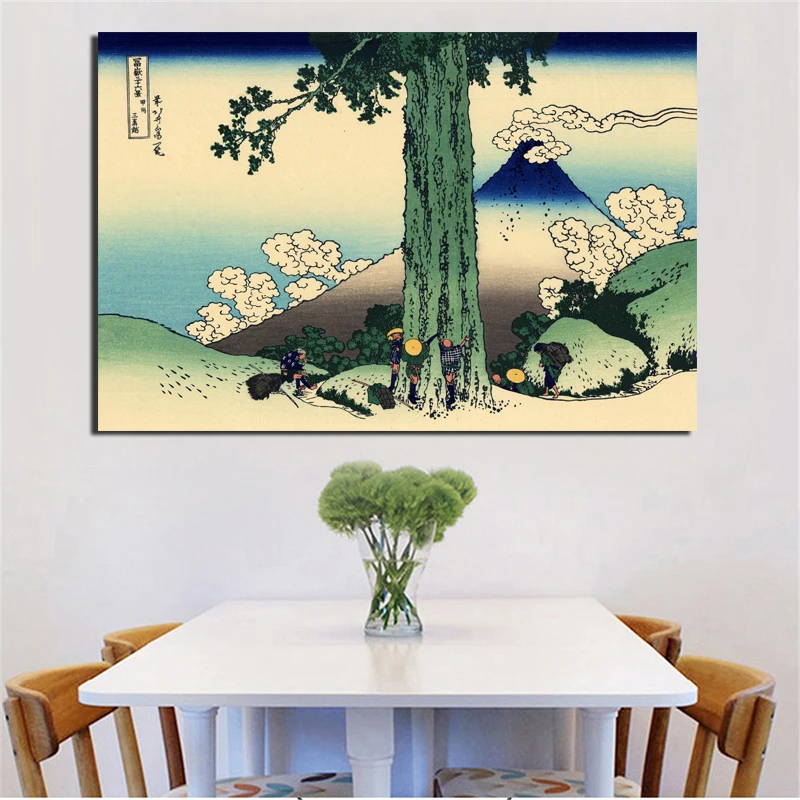 Настенная картина Fuji Katsushika Hokusai настенная Картина на холсте плакаты современная