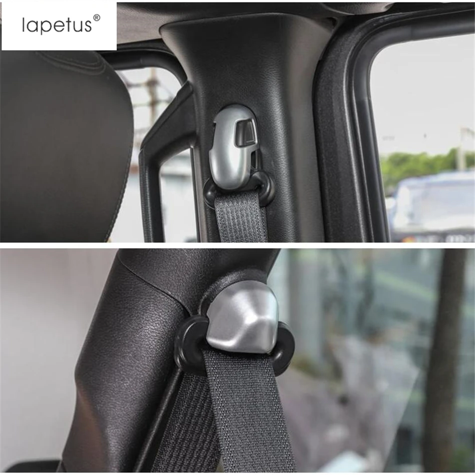 Lapetus аксессуары подходят для Jeep Wrangler JL ABS Авто безопасности ремня безопасности Пряжка ловить декоративное литье крышка комплект отделка