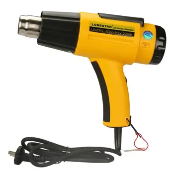 

Heat Gun 220V 2000W 2 Modes LCD Display US/EU/CHN Plug with Nozzle Power Tool
