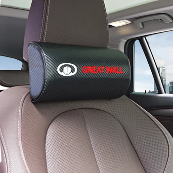 

Car neck pillows both side pu leather single headrest case for Great Wall Haval Hover H3 H5 Accessories Car-styling