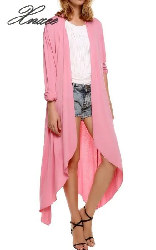 2020 Spring Autumn Women Long Knitted Cardigan Cotton Thin Sweater Fashion Crochet Jacket Casual Office Ladies Outwear Top Xnxee |