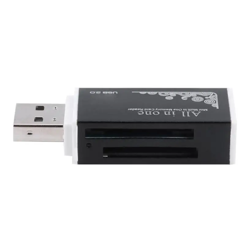 USB2.0 4 в 1 многофункциональный считыватель карт памяти для MS/TF/Micro MS/M2/карты памяти Plug and Play Windows 2000/XP/Vista или более поздней версии