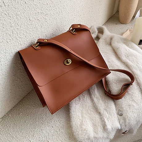 27 CM Yellow Brown Винтаж модная женская большая сумка-тоут высокое качество из искусственной кожи Для женщин дизайнерская сумочка большой емкости на плечо курьерские Сумки - Цвет: 27 CM Yellow Brown